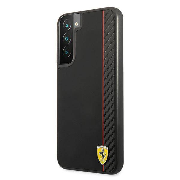 Ferrari FESAXHCS22MBK S22 + S906 schwarz / schwarzer Hartschalenkoffer On Track Carbon Stripe