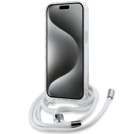 Karl Lagerfeld KLHMP15SHCKHNT iPhone 15 / 14 / 13 6.1" hardcase transparent Crossbody IML Karl Head Magsafe
