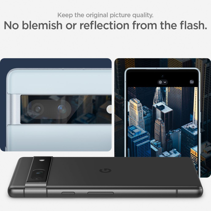 Spigen OPTIK.TR „EZ FIT“ KAMERASCHUTZ 2ER-PACK GOOGLE PIXEL 7A SCHWARZ