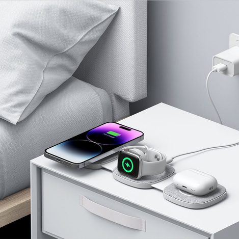 TECH-PROTECT ŁAD IND QI15W-A32 MAGNETIC MAGSAFE WIRELESS GREY