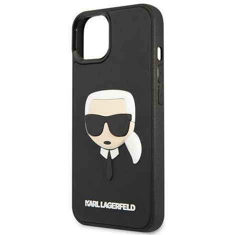 Karl Lagerfeld 3D Rubber Karl`s Head - Etui iPhone 14 Plus (czarny)