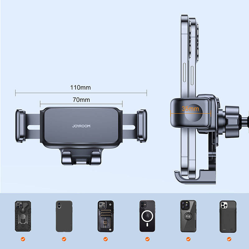 Joyroom mechanischer Auto-Cockpithalter schwarz (JR-ZS283)