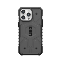 Etui UAG Pathfinder MagSafe do iPhone 15 Pro Max - srebrny