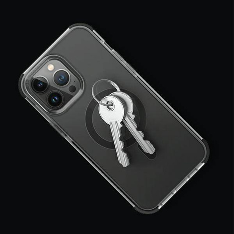UNIQ Combat iPhone 14 Pro 6.1" case Magclick Charging black/concrete charcoal