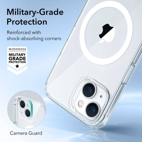 Schutzhülle IPHONE 14 PLUS ESR Krystec Halolock MagSafe transparent