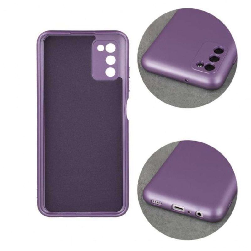 Etui SAMSUNG GALAXY A14 4G / 5G Metallic Case fioletowe