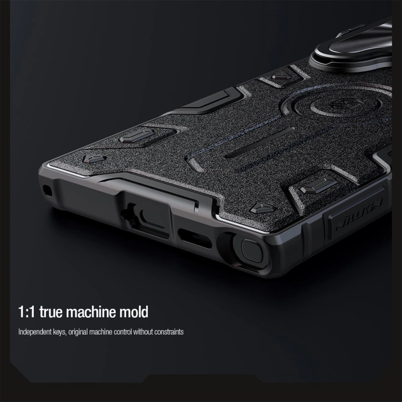 Nillkin CamShield Armor Prop Hülle für Samsung Galaxy S24 Ultra – schwarz
