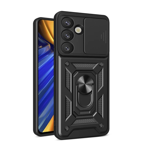 Hybrid Armor Camshield Samsung Galaxy S25 Black
