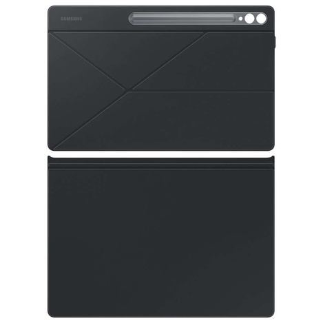 Etui z klapką i podstawką do Samsung Galaxy Tab S9+ Smart Book Cover - czarne