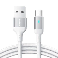 Joyroom USB-Kabel - Micro USB 2.4A für schnelles Aufladen und Datenübertragung 2 m weiß (S-UM018A10)