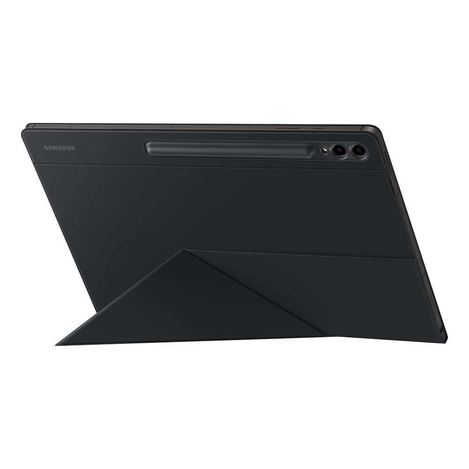 Klapphülle mit Ständer für Samsung Galaxy Tab S9+ Smart Book Cover – Schwarz