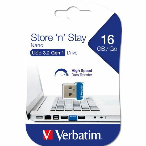 Verbatim Pendrive 16GB USB-A 3.2 NANO niebieski/blue 98709