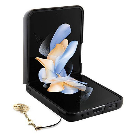 Original Case SAMSUNG GALAXY Z FLIP 5 Guess Hardcase 4G Charms Collection (GUHCZF5GF4GBR) brown