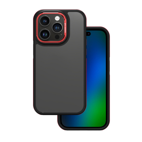Nakładka Crystal Black do iPhone 14 Pro 6,1&quot; czerwona