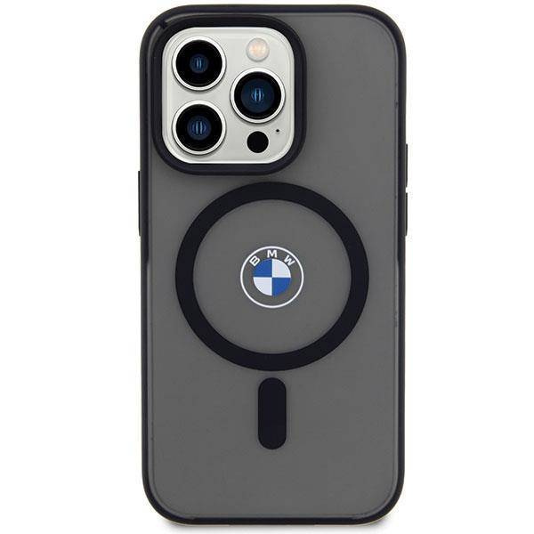 Hülle BMW BMHMP14LDSLK iPhone 14 Pro 6,1" schwarz/schwarz Hardcase Signature MagSafe