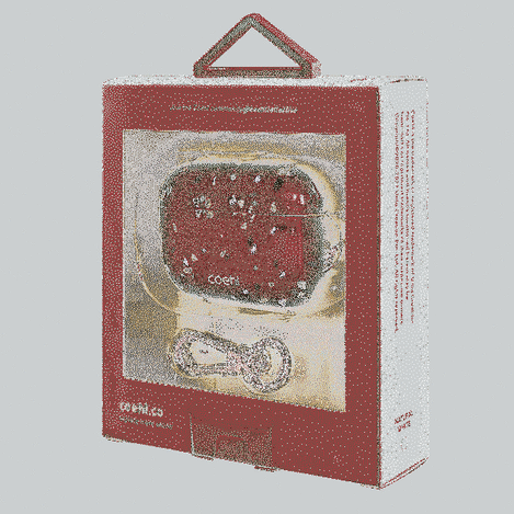 UNIQ etui Coehl Terrazzo AirPods Pro biały/natural white