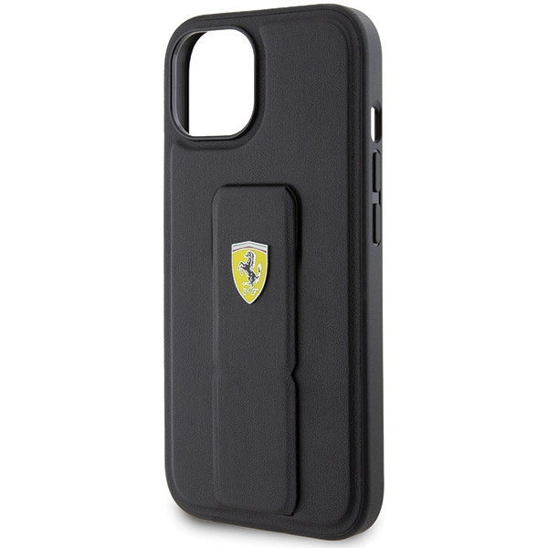 Ferrari nakładka do iPhone 15 6,1&quot; FEHCP15SGSPSIK HC GRIP STAND PU