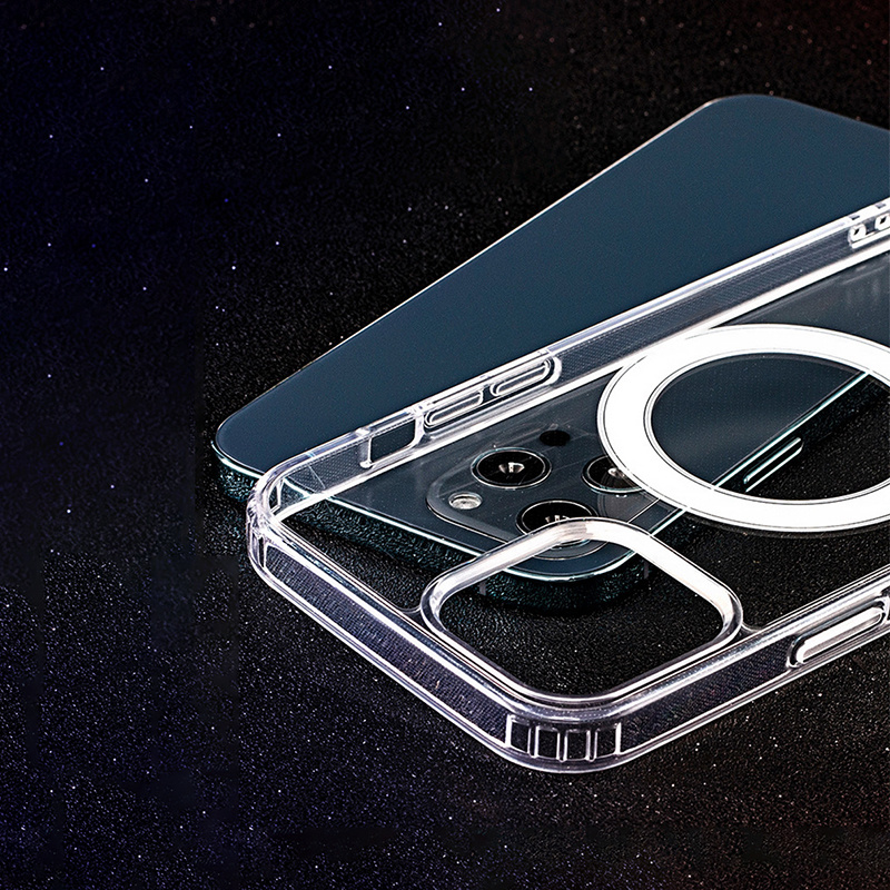 Nakładka Anti Shock 1,5 mm Mag do iPhone 14 Pro Max 6,7&quot; transparentna big hole