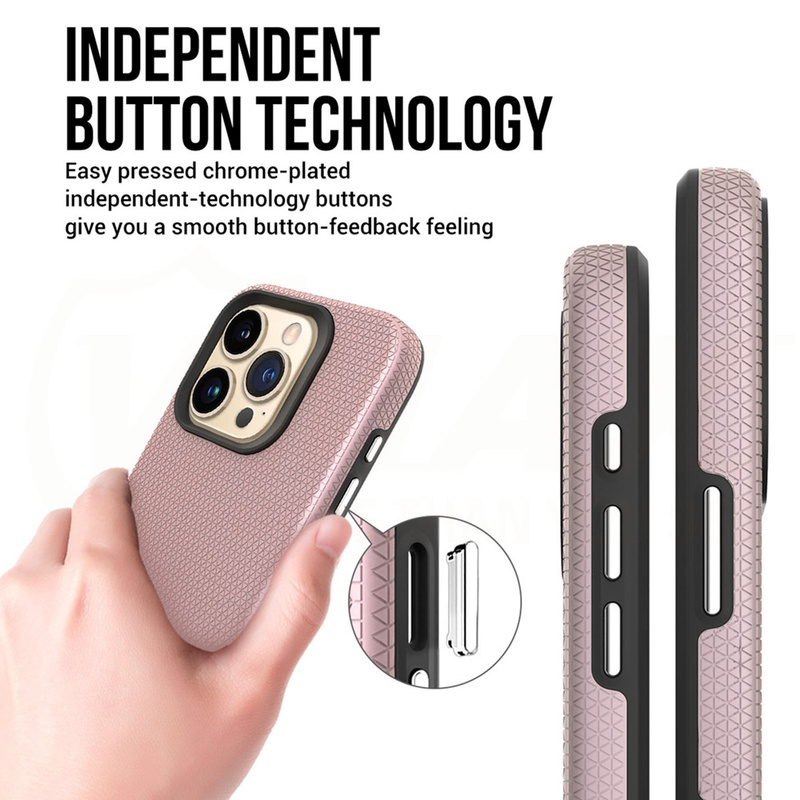 Vmax nakładka Triangle Case do iPhone 14 Pro 6,1&quot; różowo-złota