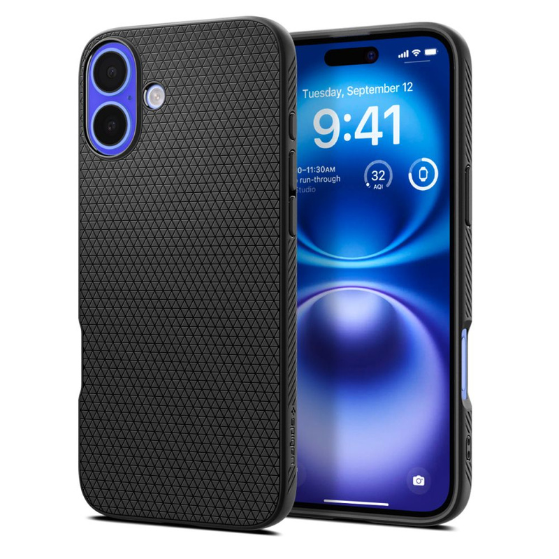 SPIGEN LIQUID AIR IPHONE 16 MATTE BLACK