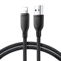Kabel Joyroom Multi-Color Series SA34-AL3 USB-A / Lightning 3A 1m - czarny