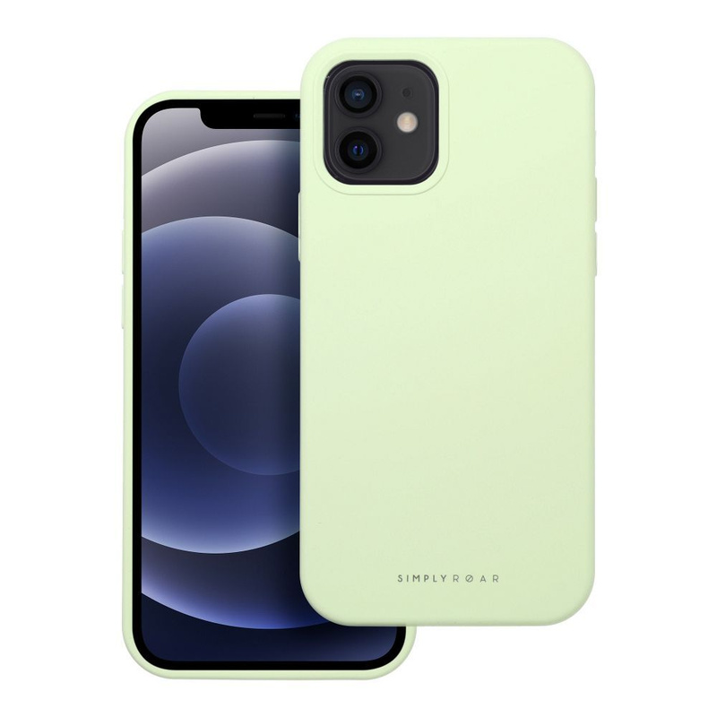 Futerał Roar Cloud-Skin - do iPhone 12 Jasnozielony