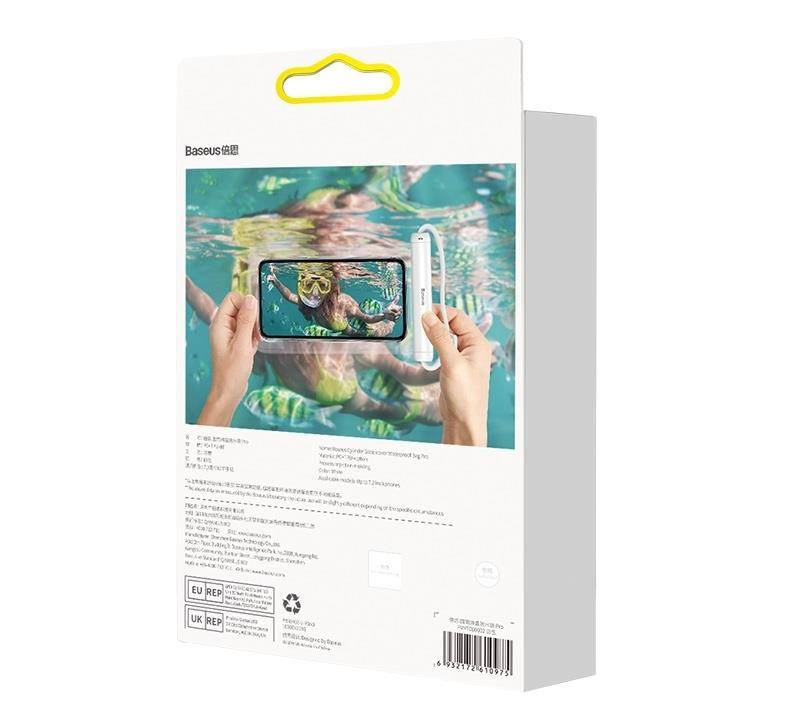 Baseus wasserdichte Handyhülle Slide-Cover weiß (FMYT000002)