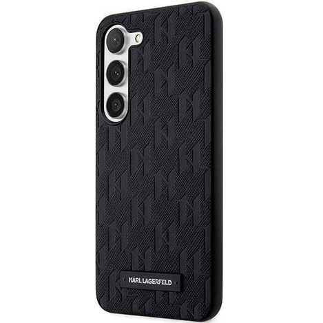 Karl Lagerfeld KLHCS23SSAKLHPK S23 S911 hardcase black/black Saffiano Mono Metal Logo