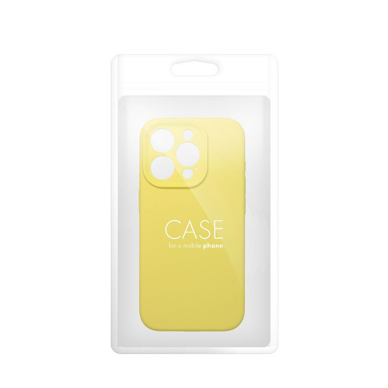 Futerał SILICONE 2mm do IPHONE 11 żółty
