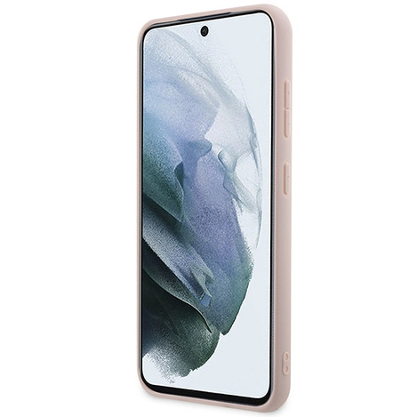 Oryginalne Etui GUESS hardcase 4G Big Metal Logo GUHCSA354GMGPI do Samsung Galaxy A35 różowy