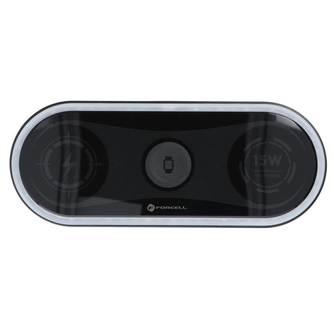FORCELL Szybka Ładowarka Indukcyjna F-ENERGY Ellipse 3w1 Quick Charge 15W
