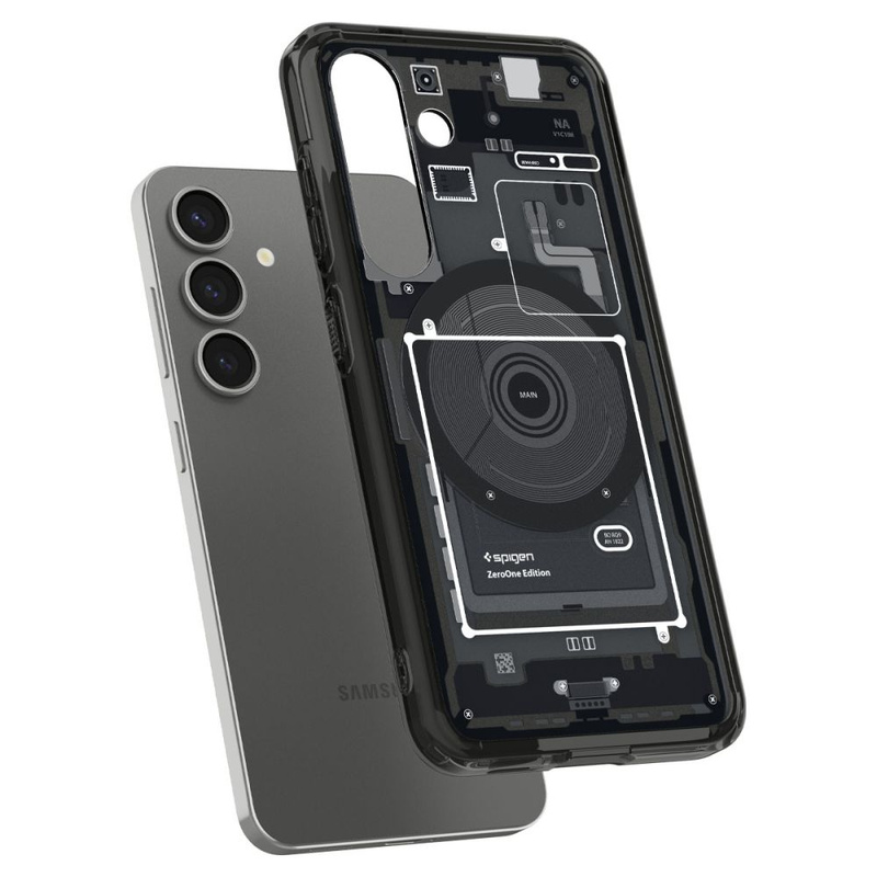 Spigen nakładka Ultra Hybrid Mag MagSafe do Samsung Galaxy S25 Zero One Czarna