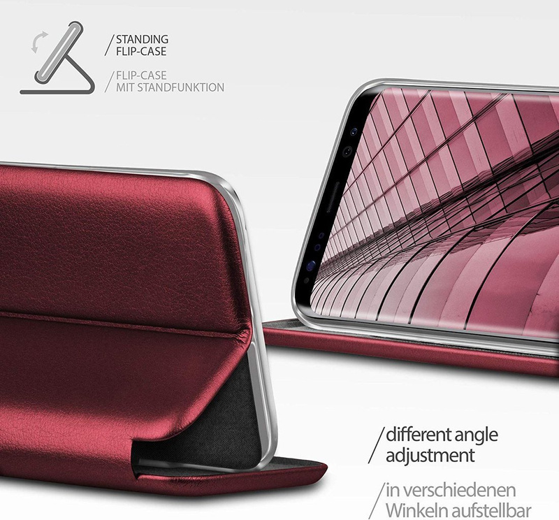 Etui Smart Diva do Xiaomi Redmi Note 9s / 9 Pro / 9 Pro Max burgundowy