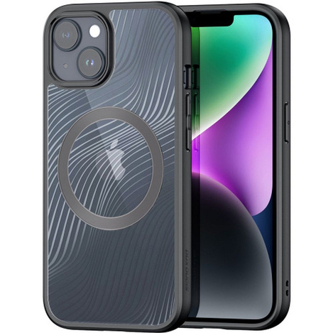 Gepanzerte Hülle für iPhone 15 Plus mit MagSafe Dux Ducis Aimo Mag – schwarz