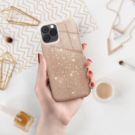 Futerał SHINING do HUAWEI P30 LITE złoty
