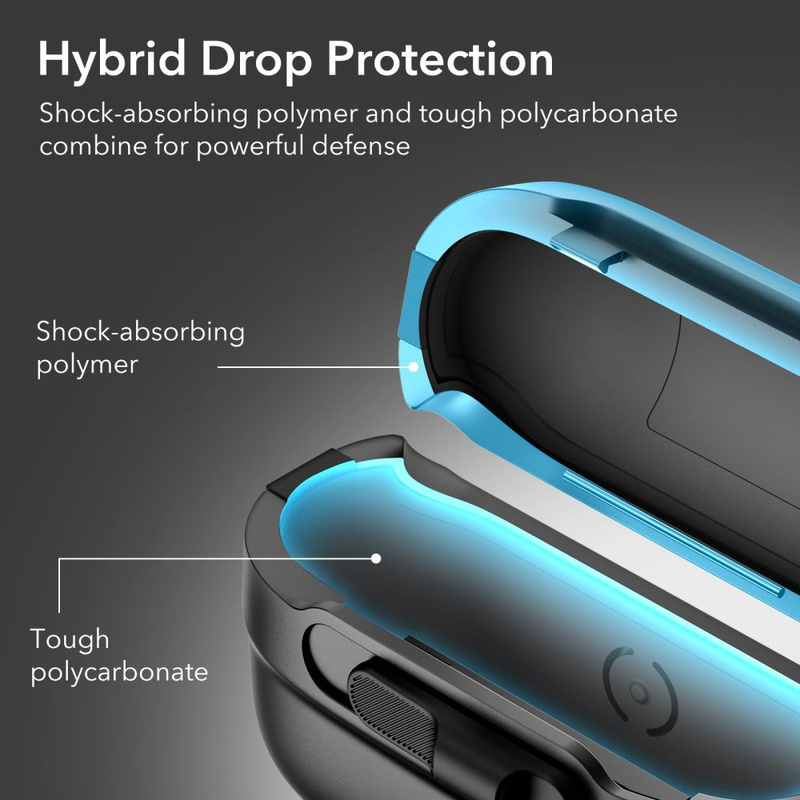 ESR Pulse Halolock Case mit MagSafe für Apple AirPods Pro 1/2 – Schwarz