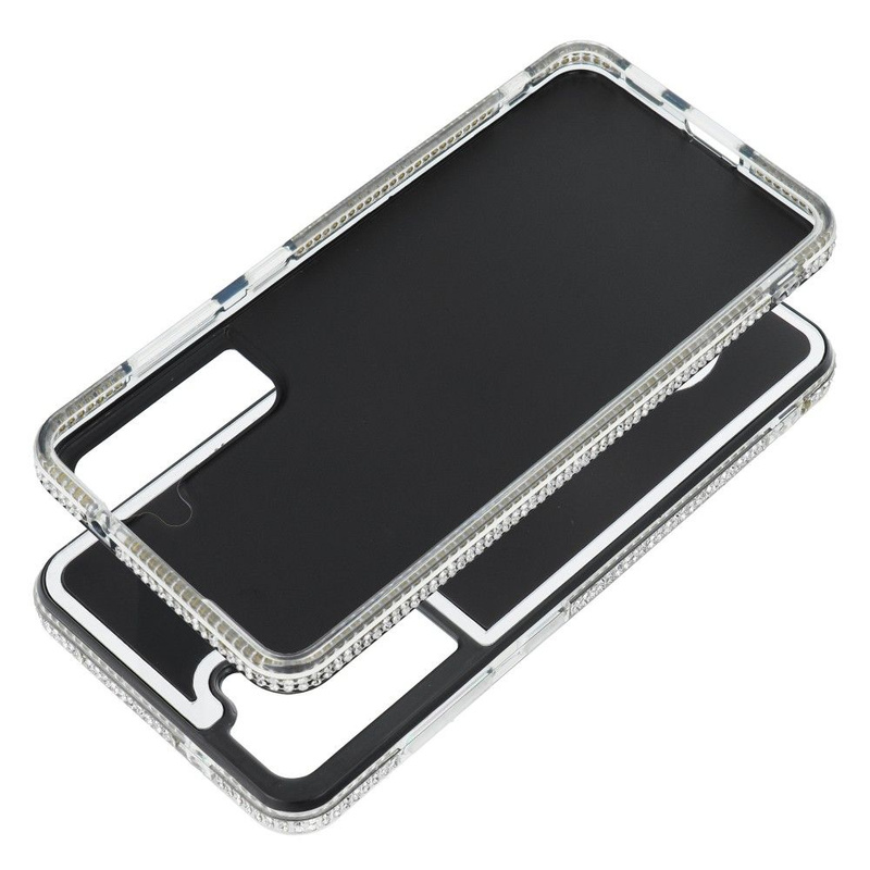 Futerał TEDDY BEAR do SAMSUNG S23 Ultra srebrny