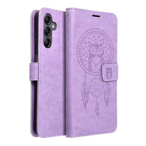 Kabura MEZZO Book do SAMSUNG A14 4G / A14 5G  łapacz snów fioletowy