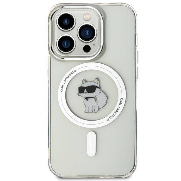 Karl Lagerfeld IML Choupette MagSafe case for iPhone 15 Pro - transparent