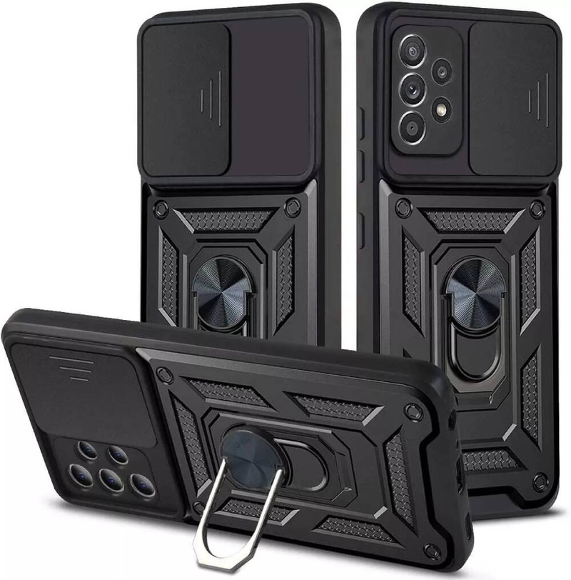Nakładka Defender Slide do Xiaomi Redmi Note 10 4G / 10S czarna