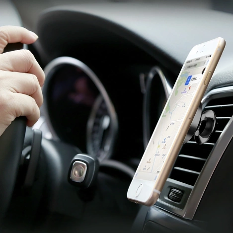 Uchwyt magnetyczny Baseus do kratki nawiewu / wentylacji Small Ears Air Magnetic szary SUER-A01