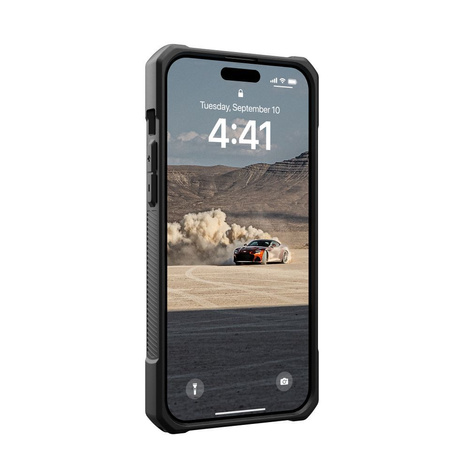 UAG Monarch - Schutzhülle für iPhone 15 Plus (Kevlar schwarz)