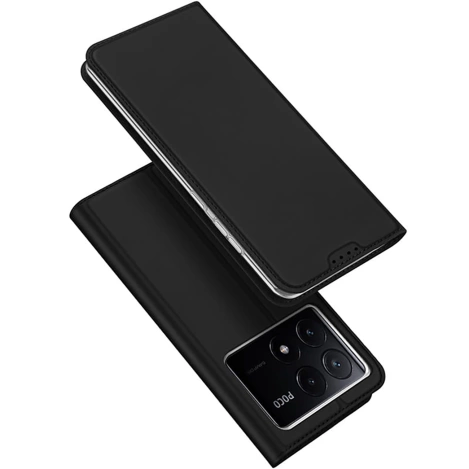 Dux Ducis Skin Pro case for Xiaomi Poco X6 Pro 5G / Redmi K70E with flap and card slot - black