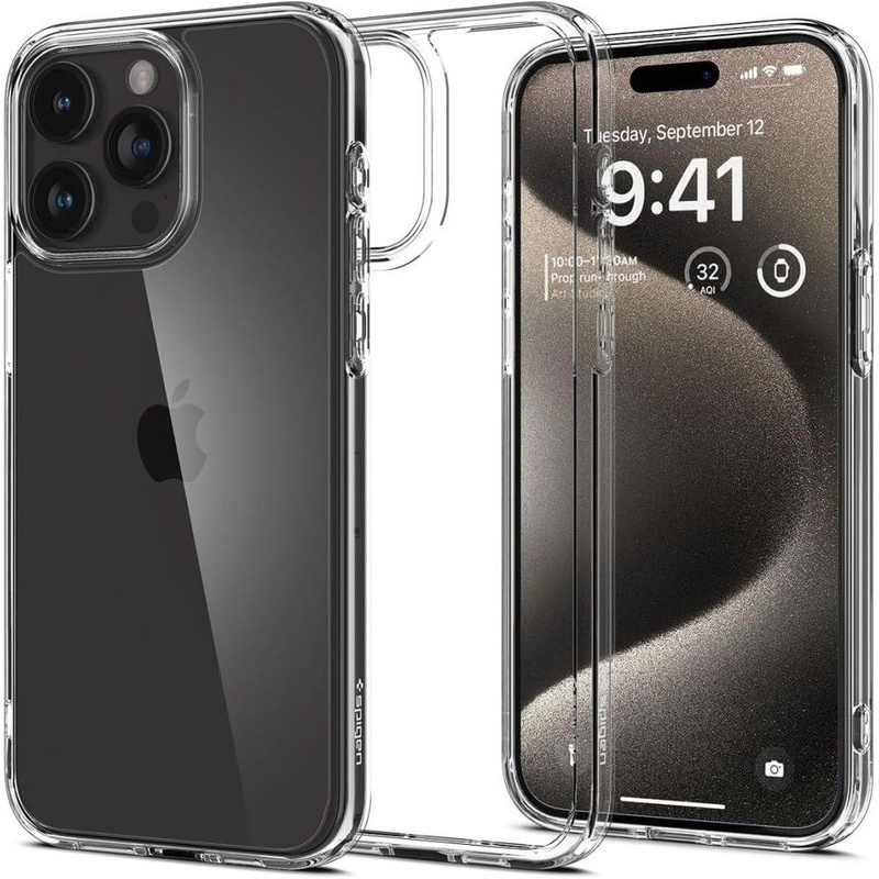 Spigen ULTRA HYBRID IPHONE 15 PRO KRISTALLKLAR