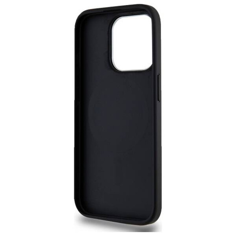 Original Case IPHONE 15 PRO MAX DKNY Hardcase Plain Logo MagSafe (DKHMP15XPSCMCLK) black