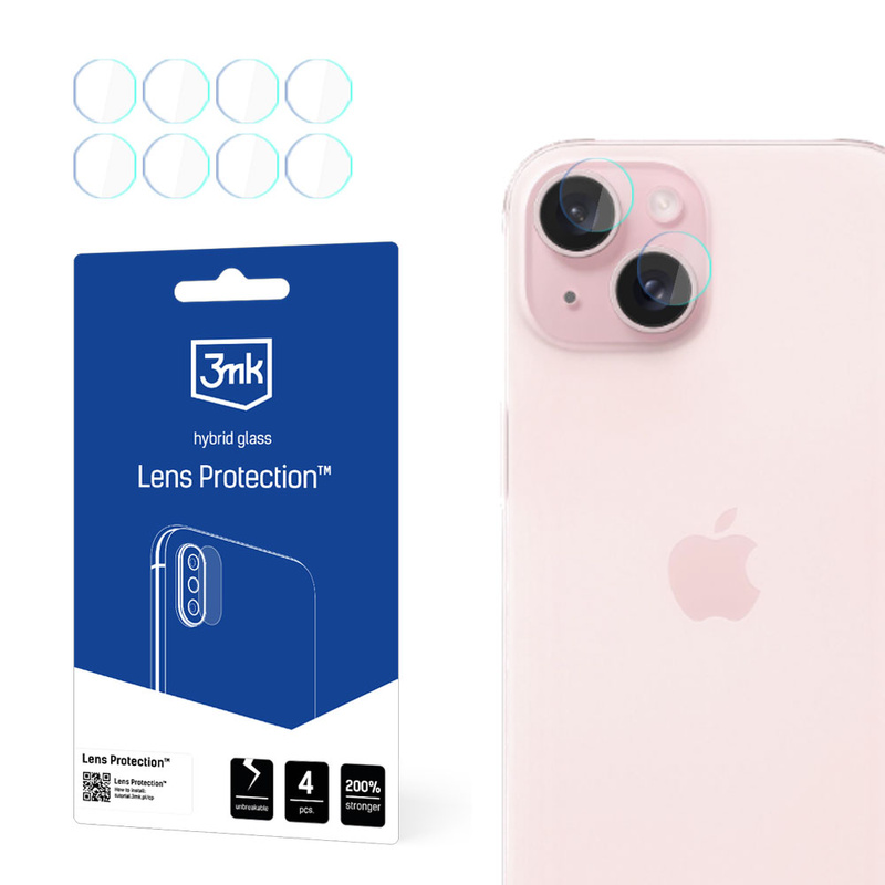 3MK FLEXIBLE GLASS LENS IPHONE 15