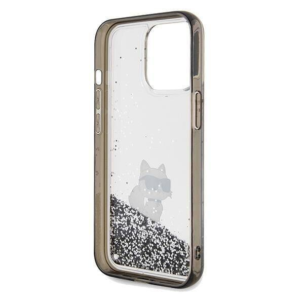 Karl Lagerfeld nakładka do iPhone 13 Pro Max 6,7&quot; KLHCP13XLKCNSK HC LIQ. GLITTER C transparentna