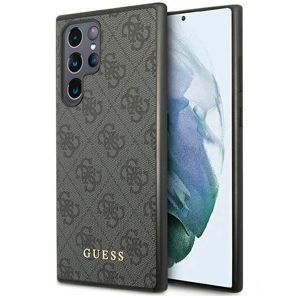 Oryginalne Etui GUESS Hardcase GUHCS24LG4GFGR do Samsung S24 Ultra (Classic logo / czarny)