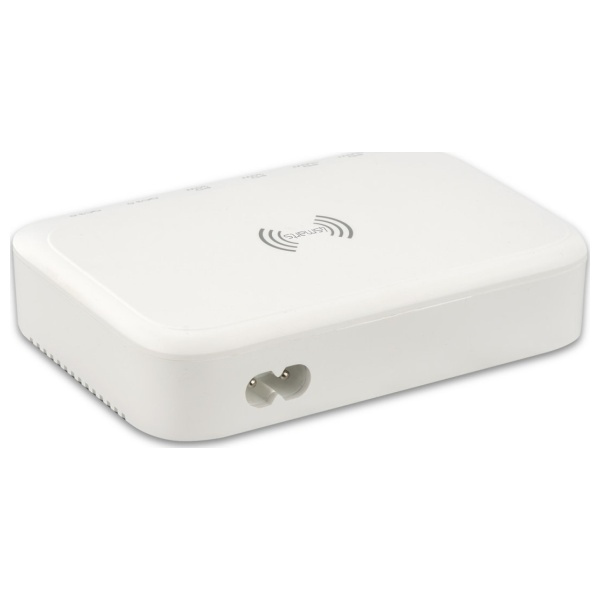 4smarts Stacja ładująca 7w1 100W          z ładowaniem bezprzewodowym biały/white 540570