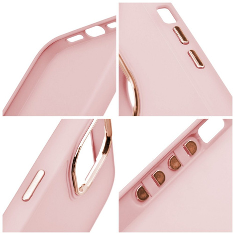 Futerał FRAME do IPHONE 16 Pro Max pudrowy róż